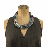 MULTI-STRAND RUBBER NECKLACE