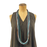 MULTI-STRAND RUBBER NECKLACE