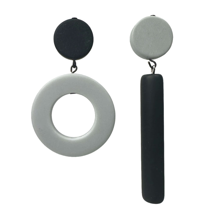 binary code earrings