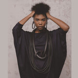 Chunky spaghetti necklace