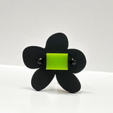 Flower shaped chunky perspex ring