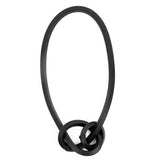 Dramatic Long Knot Necklace