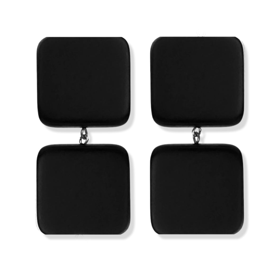 2 squares earrings