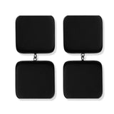 2 squares earrings