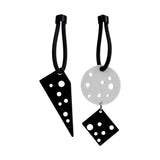 asymmetric edgy earrings, Revenge