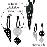 asymmetric edgy earrings, Revenge