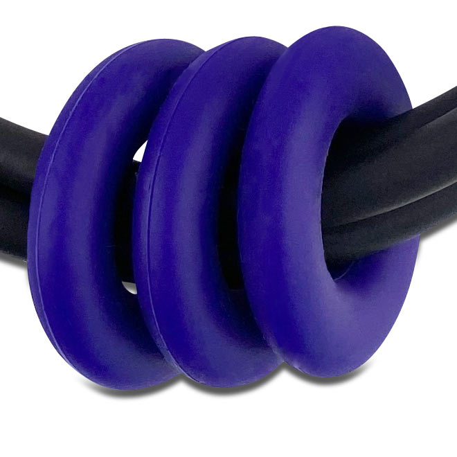 blue rubber rings for Frank Ideas necklace