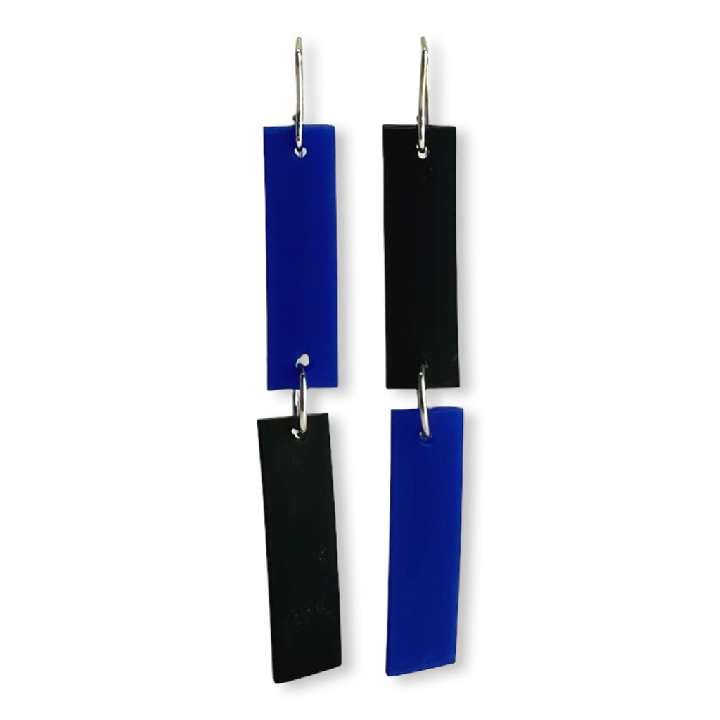 double strip earrings