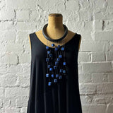 cascading wooden necklace