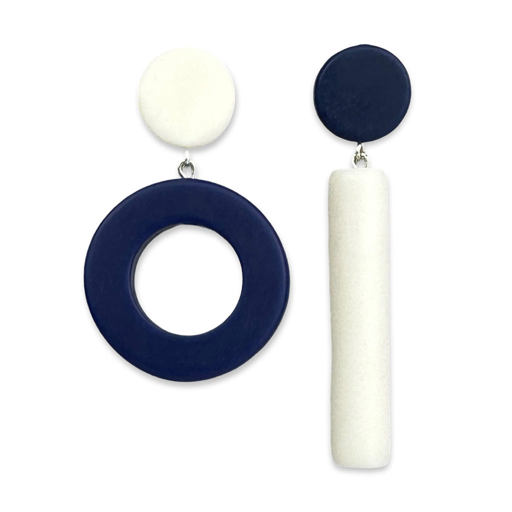 binary code earrings