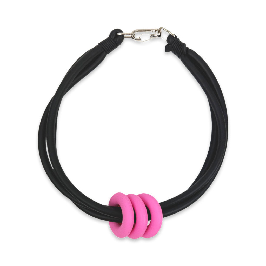 triple ring necklace