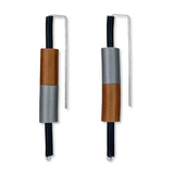 column earrings