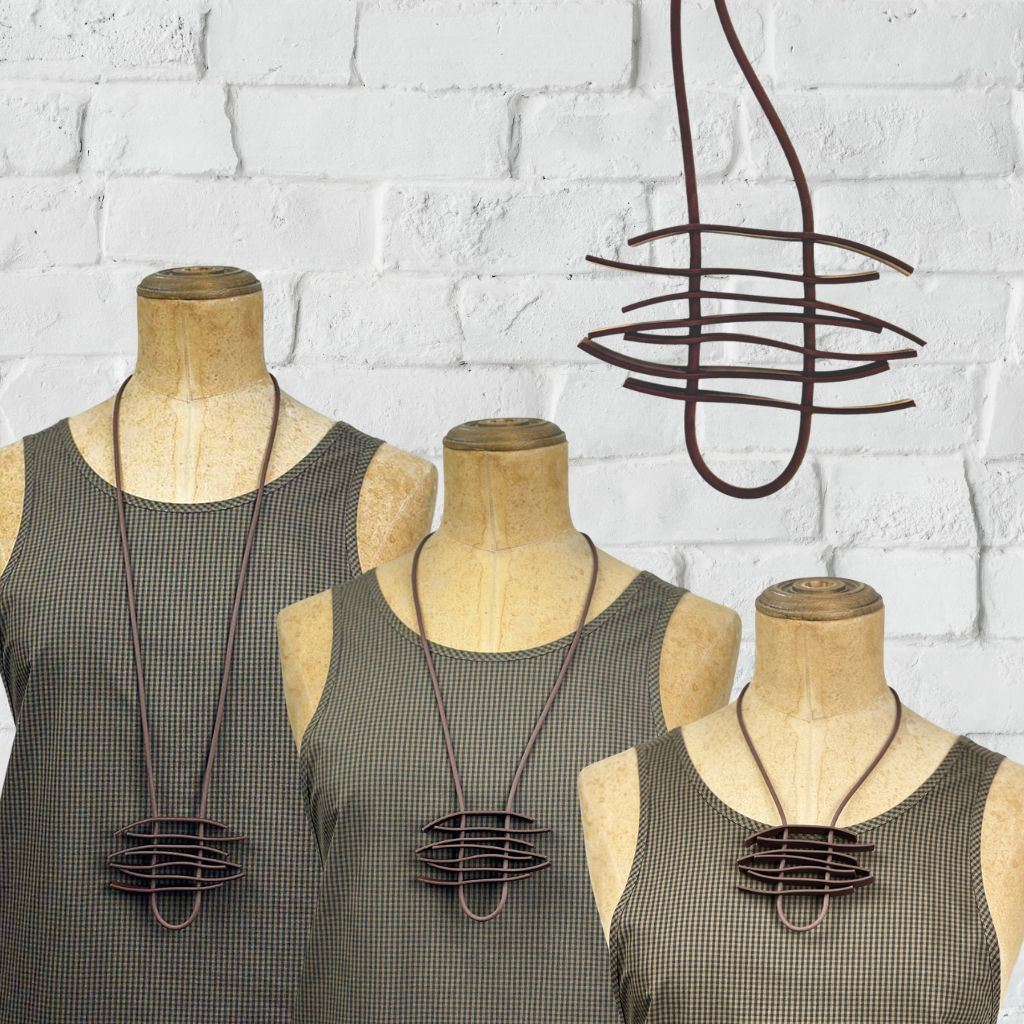 sketch necklace