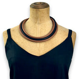 2 Tone Rubber Necklace