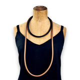 2 Tone Rubber Necklace