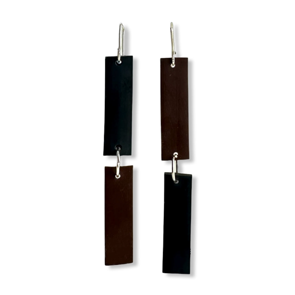 double strip earrings