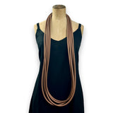 Chunky spaghetti necklace