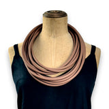 Chunky spaghetti necklace