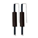 column earrings