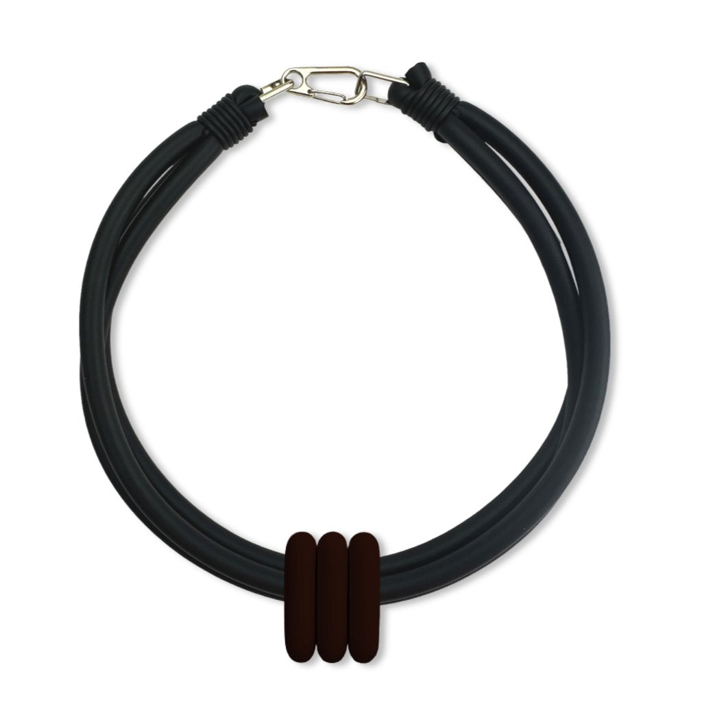 triple ring necklace