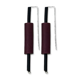 column earrings