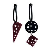 asymmetric edgy earrings, Revenge