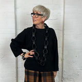 Long Rubber Chain Necklace