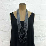 Hand-dyed rubber necklace -samples