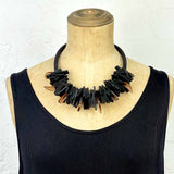 Zero Waste, Recycled Rubber and Perspex Necklace Discontinued Colours
