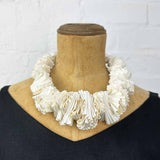 cream ruffle collar