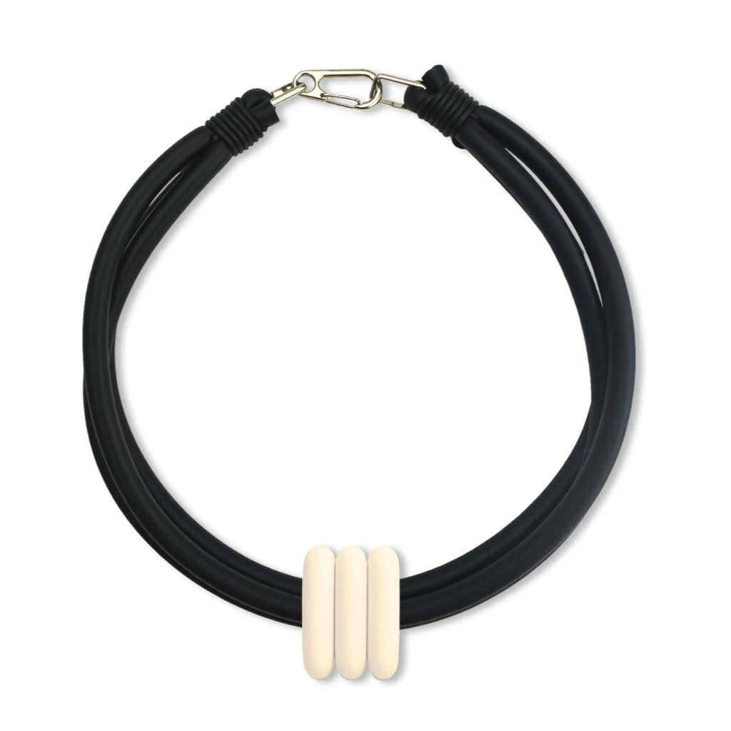 triple ring necklace