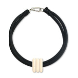 triple ring necklace