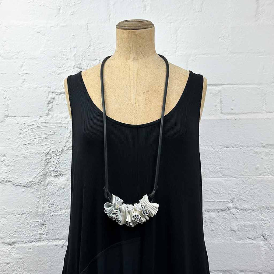 ruffle necklace