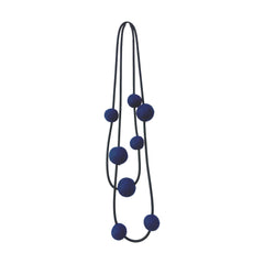 8 chunky felt beads