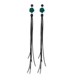 Flower earrings end colours