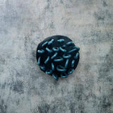 Loopy Rubber Circle Brooch