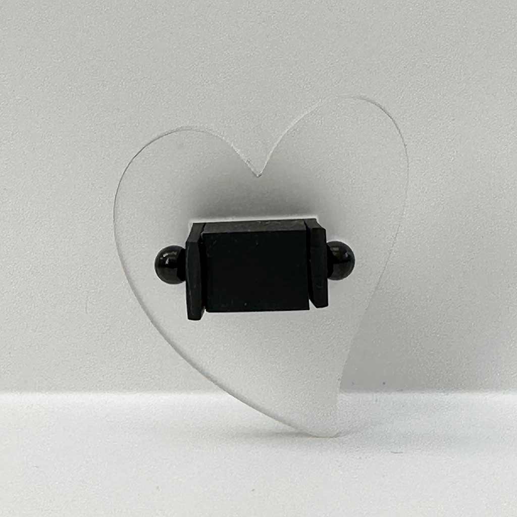 Large chunky heart ring