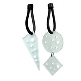 asymmetric edgy earrings, Revenge