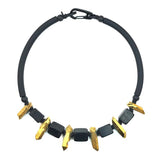 Rebel Rebel quartz and resin necklace