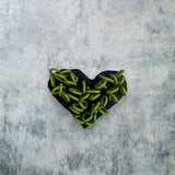 Loopy Rubber Heart Brooch