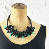 Zero Waste, Recycled Rubber and Perspex Necklace -Discontinued