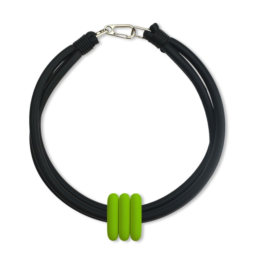 triple ring necklace