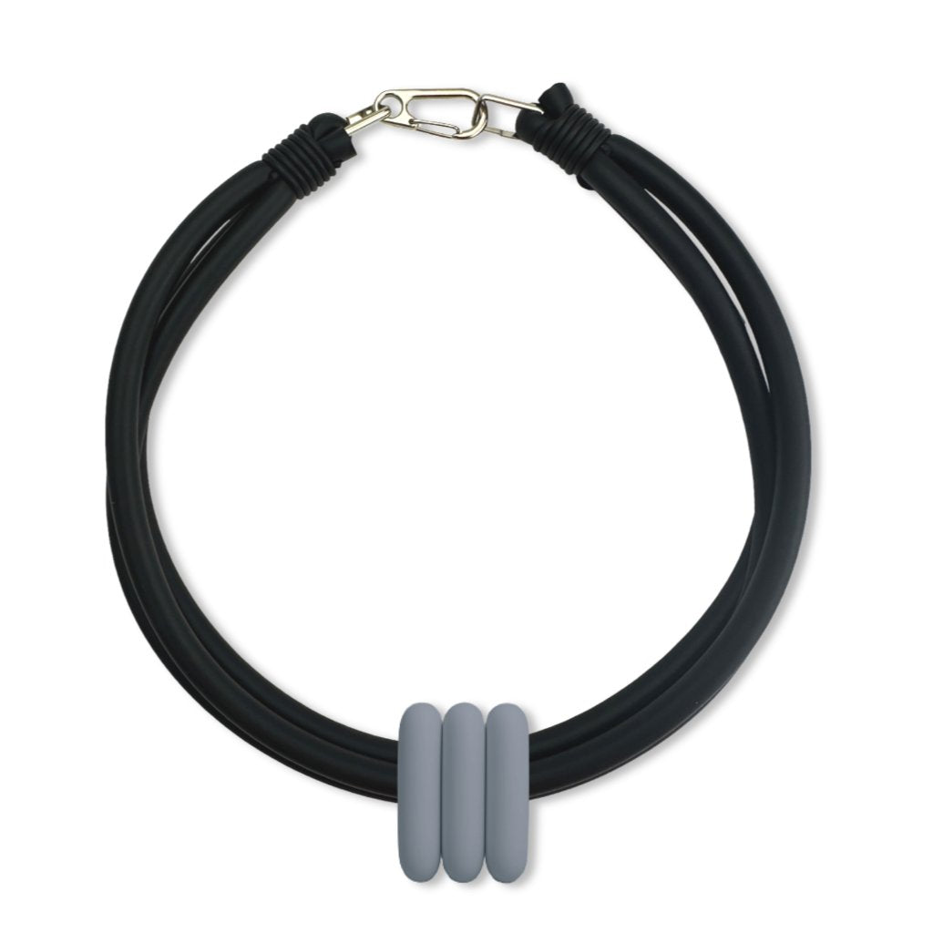 triple ring necklace