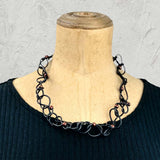 short chaotic necklace with pearls limited edition