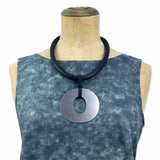 O Necklace Large Stainless Steel