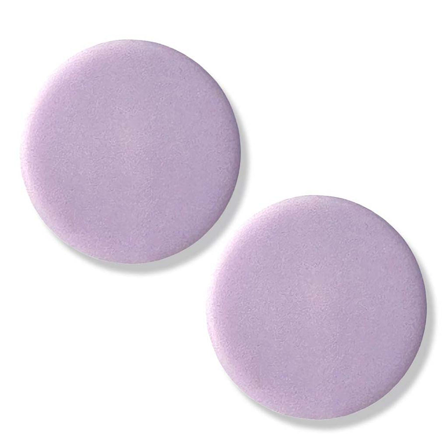 Large Resin Disk Earrings