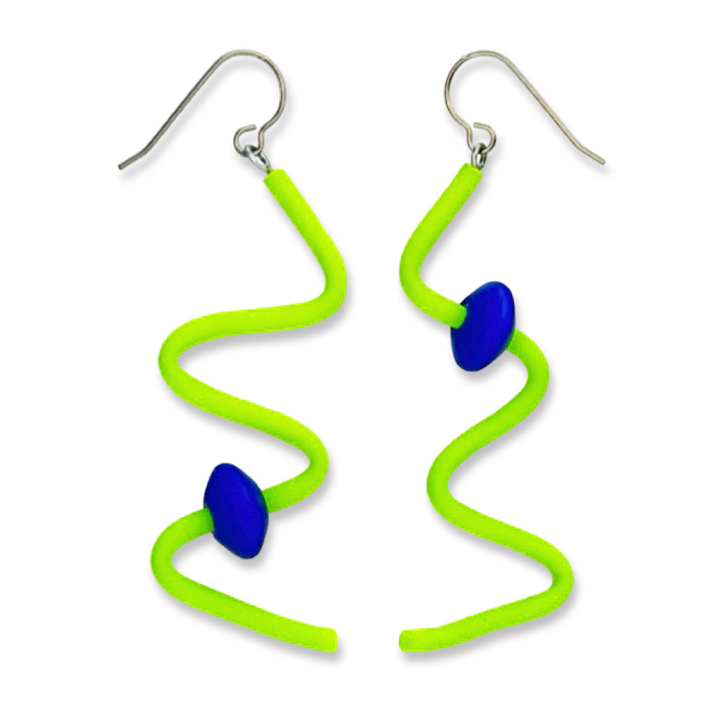 Squiggle earrings