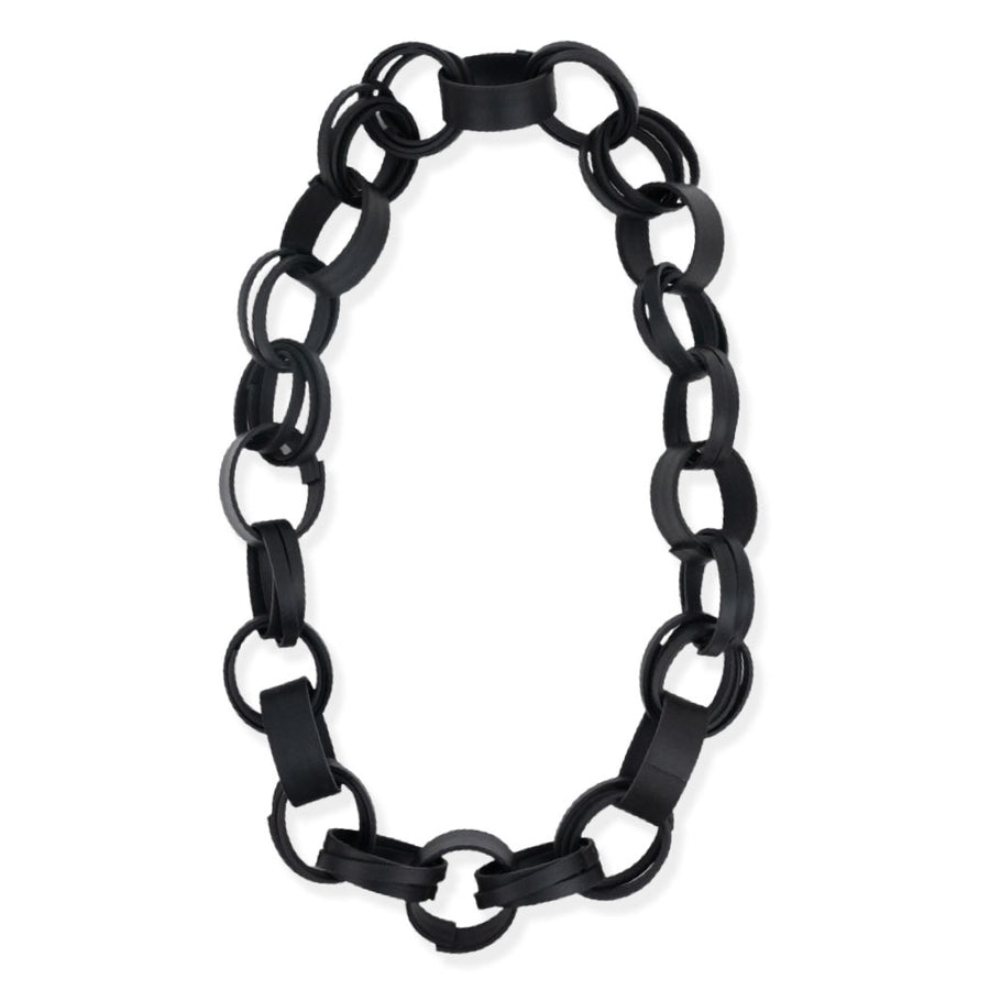 Long Rubber Chain Necklace