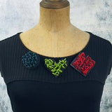 Loopy Rubber Heart Brooch