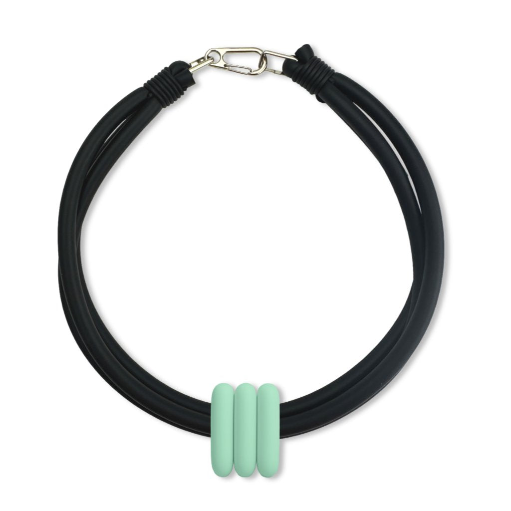 triple ring necklace